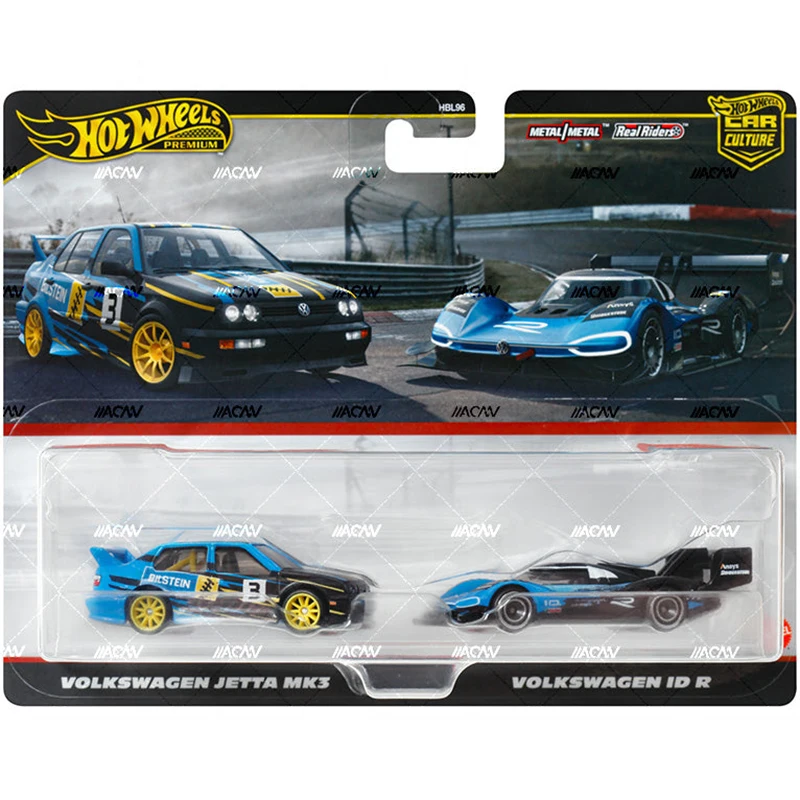 1/64 Hot Wheels Cars Premium Car Culture Lancia Rally 037 & Fiat 131 Abarth Metal Die-cast Model Collection Toy Vehicles HBL96