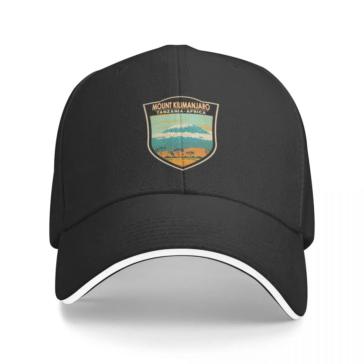 Mount Kilimanjaro Tanzania Africa Badge Baseball Cap Hood Mountaineering Sun Hat For Children Golf Caps For Men Women's