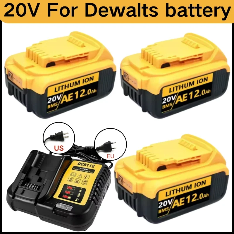 

New 100% original 12000mAh 20V dehydration power tool battery DCB206 20V 12.0Ah battery DCB206 20V battery DCB205 DCB200 DCB201