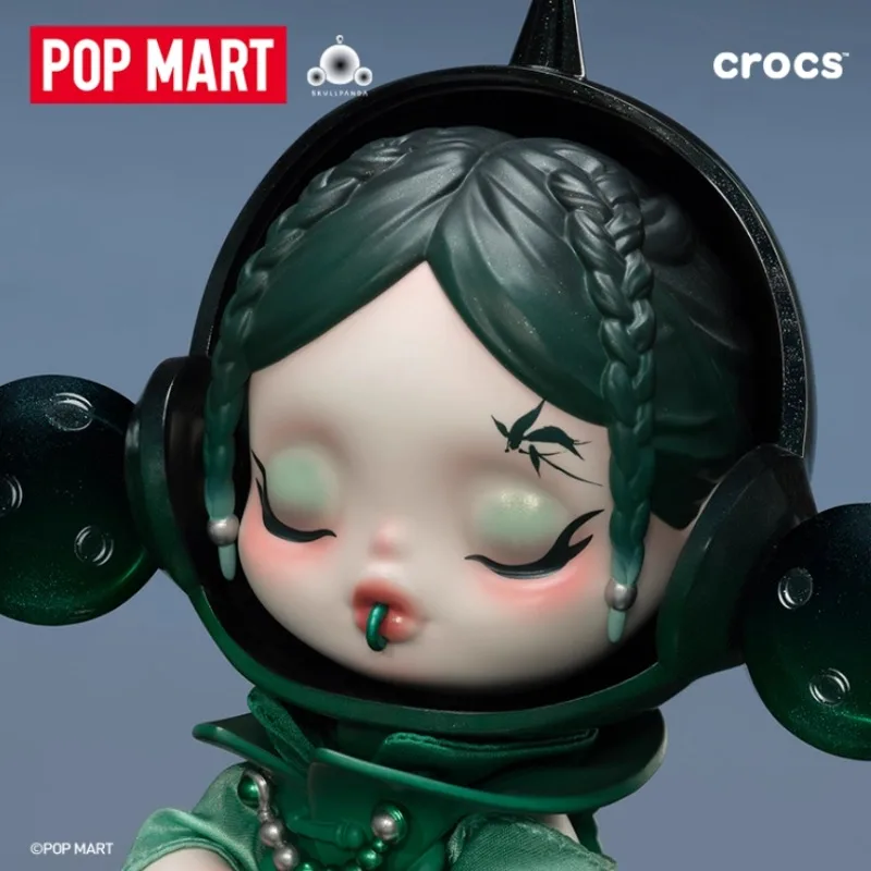 

2025 Hot POPMART Original Genuine Product Skullpanda × CROCS OOTD Blind Box Exquisite Figurines and Decorative Gifts