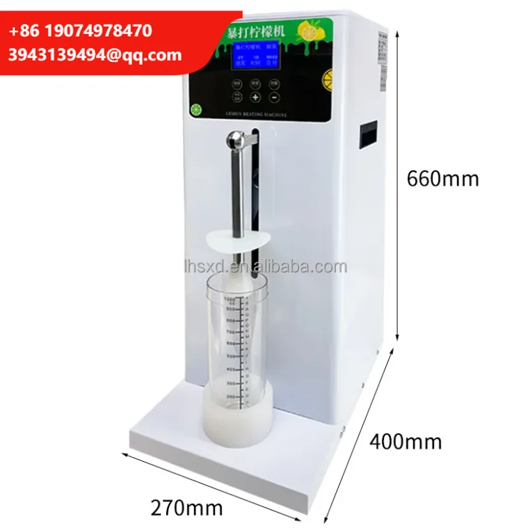 Fully Automatic Lemon Beating Machine Fresh Fruit Crushed Ice Hammered