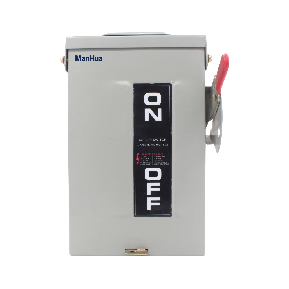 

MHS1-30T 30 Amp 380V 3P Safety Switch Fusable Manual Disconnect Switch for Outdoor