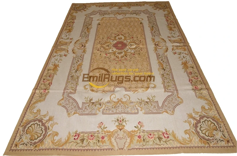 free ship silk carpet STUNNING SILK Beautiful Light Gold Camel Beige #164(045B)6' X 9'SM-65 gc8aubsilk