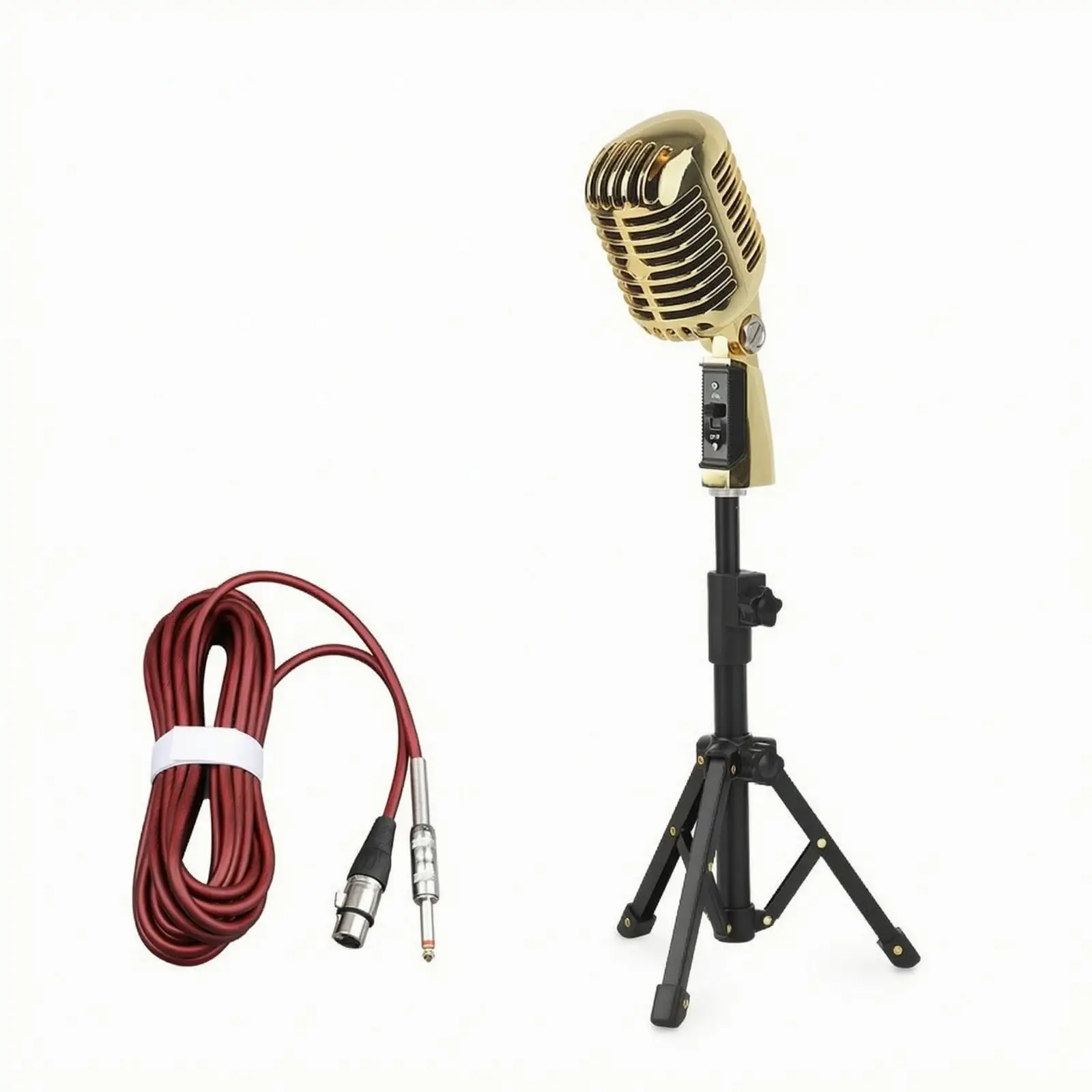 pickup-vocale-dinamico-retro-regolabile-pickup-vocale-dinamico-retro-con-struttura-in-metallo-bassa-rumorosita-per-karaoke-registrazioni-domestiche