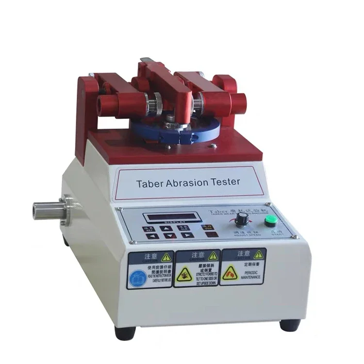 ASTM Standard Leather Painting Abrasion Tester/Taber Rotary Platform AbraserAbrasion Tester/Leather Torsion Resistance Tester