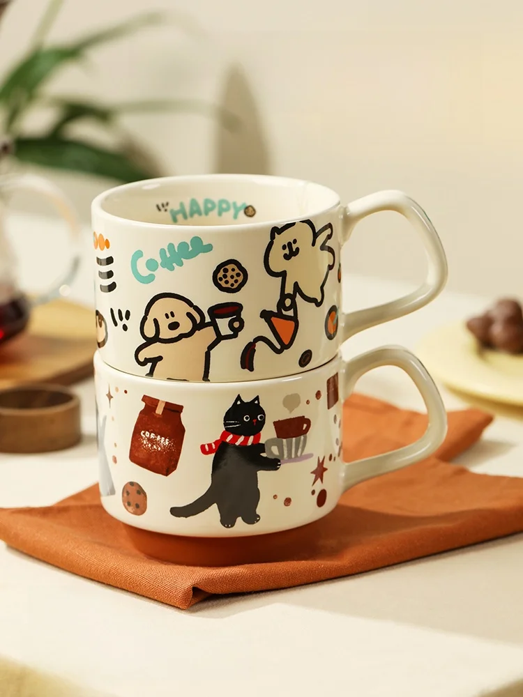 ブルーロータスホーム-cerc-コーヒーカップ-staable-マグ-オフィス-水-飲料-茶醸造-高い美的価値-北欧-sle-コーヒー-u