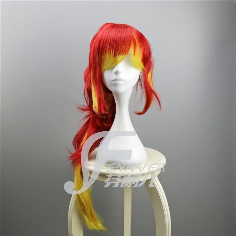 Anime Blue Exorcist women Kirigakure Shura cosplay wig Ao no Exorcist role play Kirigakure Shura long hair ponytail wig costumes