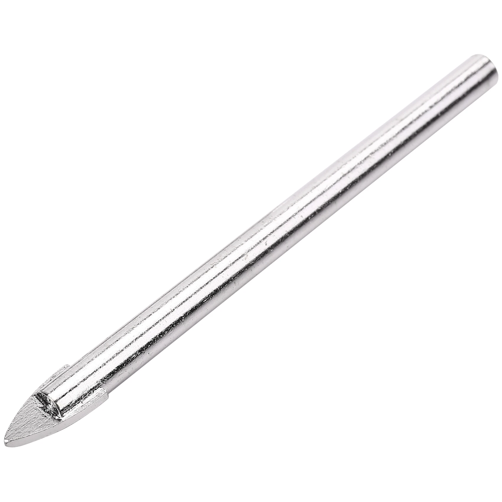 Cabezal de punta de lanza piezas, broca de vidrio para azulejos de mármol y cerámica, vástago redondo de 6MM, herramientas de perforación para azulejos de baño, 10 Uds.
