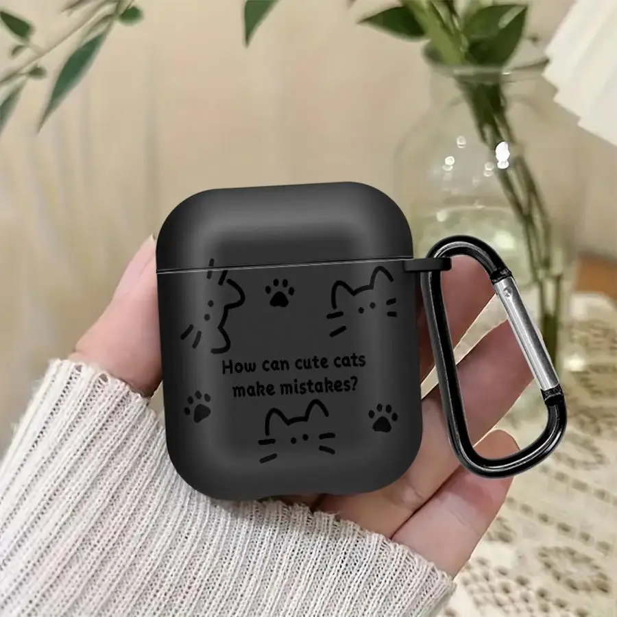 

Case For Airpods Pro Pro2 4 3 2 Pro3 1 Earphone Cases Cover Cartoon Animal Cute Cat