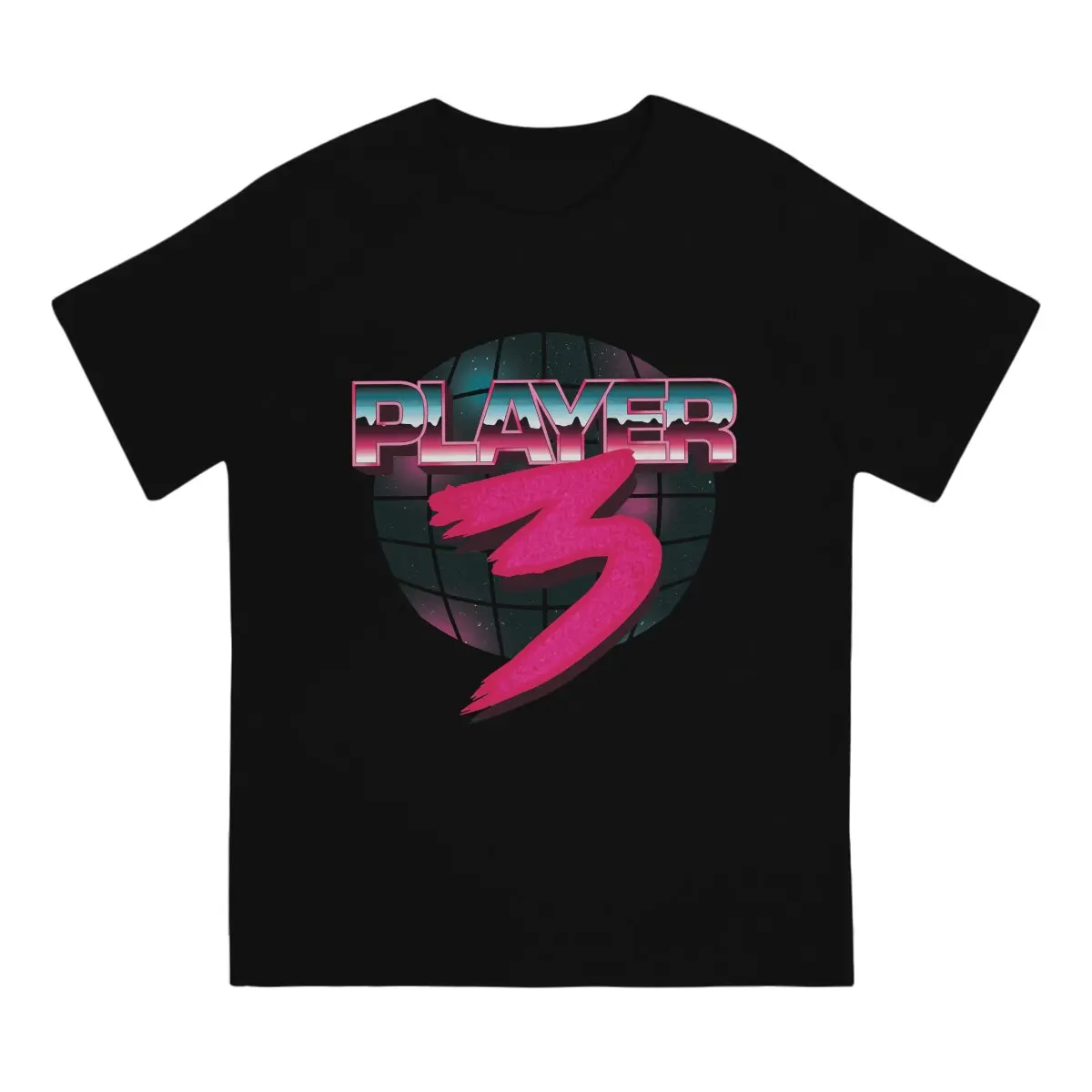 Gamer Gaming Controller Newest TShirt for Men Player 3 Has Entered The Game Round Collar Polyester T Shirt Birthday Gifts