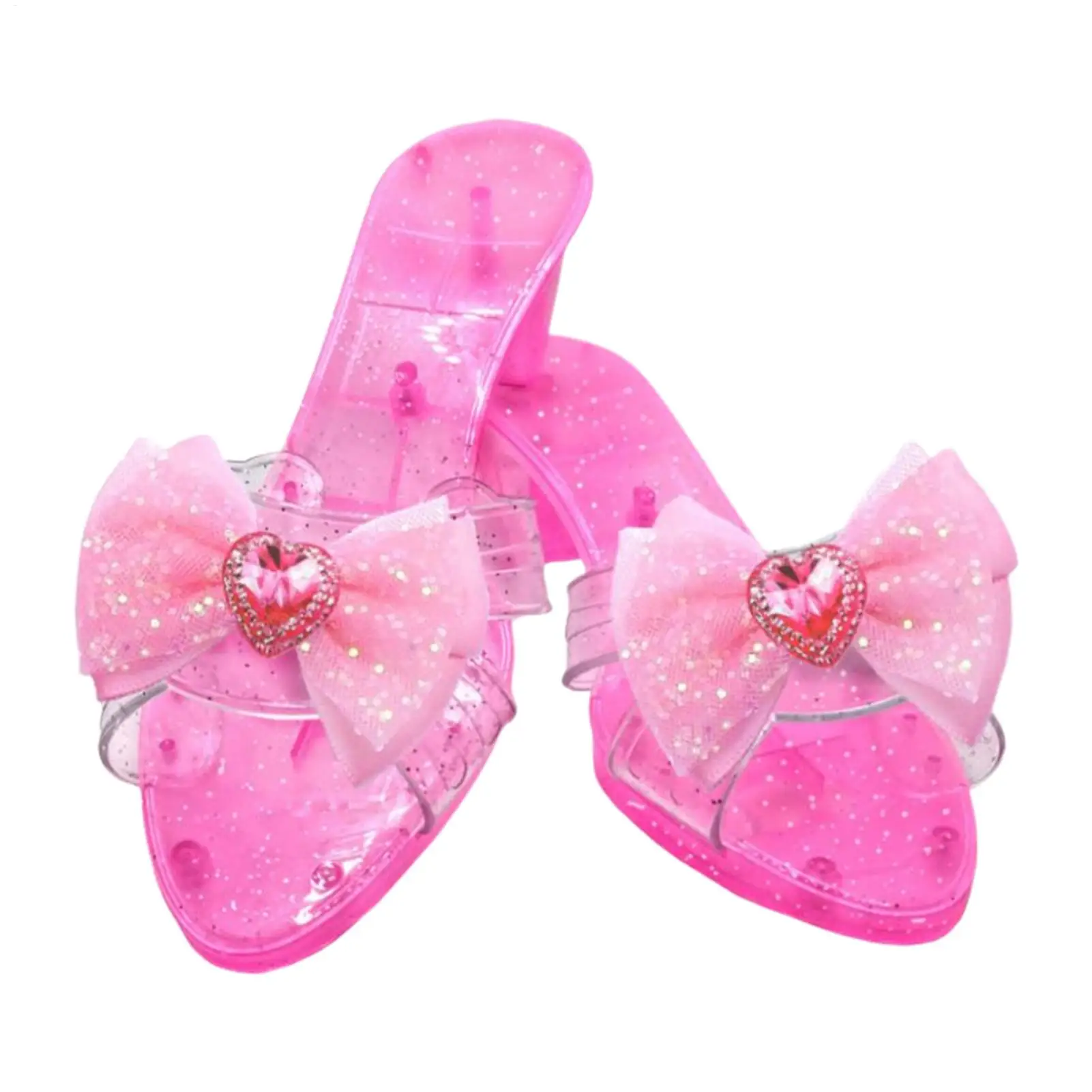 أحذية الأميرة الصغيرة صور الدعائم النعال الكريستال التظاهر اللعب أحذية كريستال للمرحلة حفلة تنكرية مناسبة خاصة الديكور