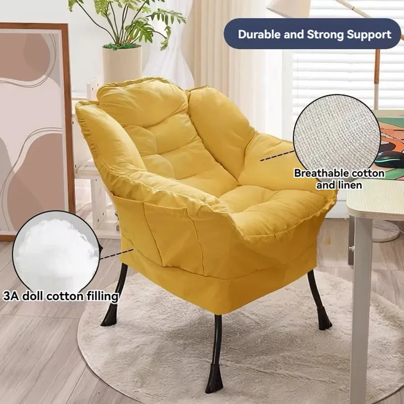 

Lazy Sofa, Single Chair, College Dormitory Computer Chair, Comfortable Balcony, Small Sofa, Soft Bedroom Backrest, Lounge Chair