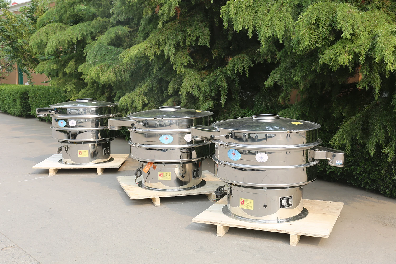 Circular Vibrating Sieve Chemical Powder Sieving Rotary Vibrator Screening Industrial Sifters Screen Vibration Separator Machine