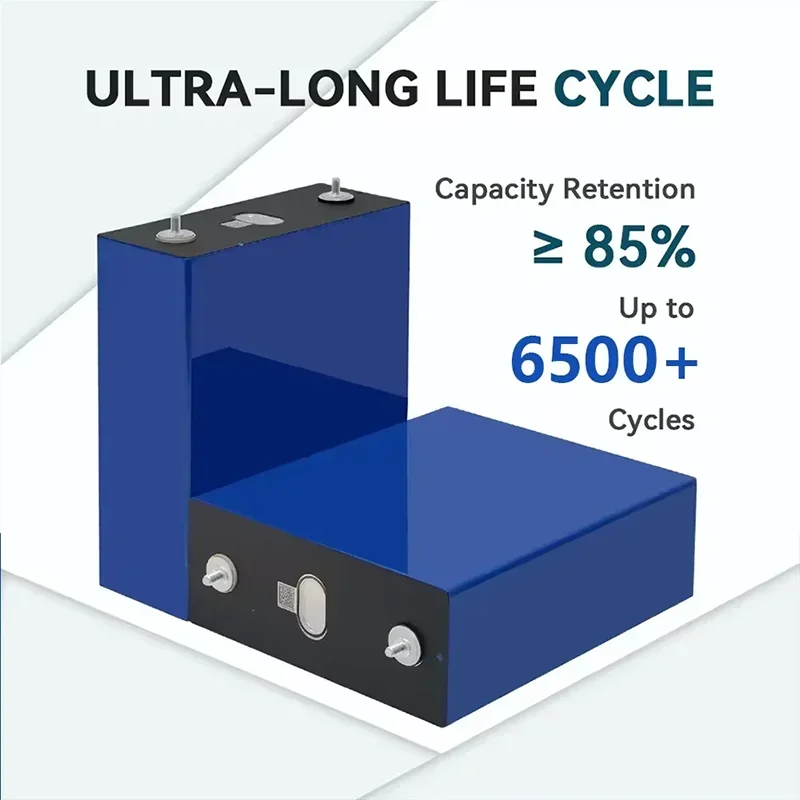 LiFePO4 3.2V 310Ah Battery Cell Grade A 6000+ Cycle Free Busbar Real 320Ah 330Ah For DIY 12V 24V 48V Lithium Battery Pack NO TAX