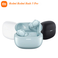 Original Xiaomi Redmi Buds 5 Pro 52dB Noise Cancelling Bluetooth TWS Earphone IP54 Dust Water Resistant Earbuds38H Battery Life