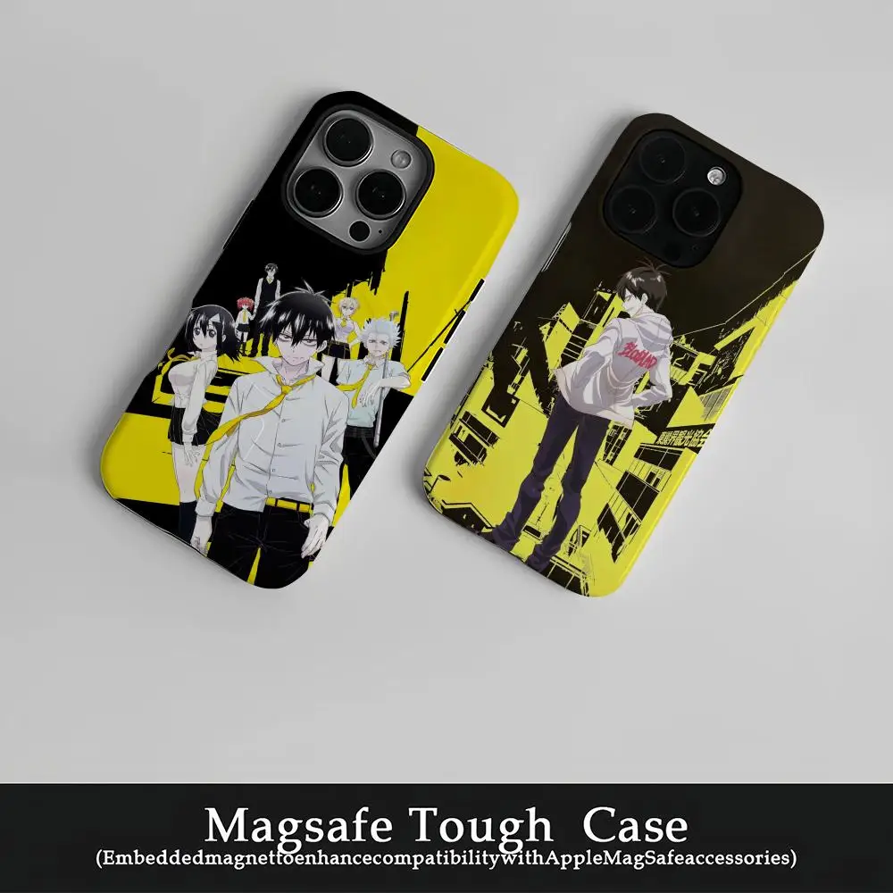 

B-BLOOD L-LAD Phone Case Film Korean INS For IPhone 16 15 14 13 12 11 Pro Max Plus Luxury Magnetic Double-layer Cover