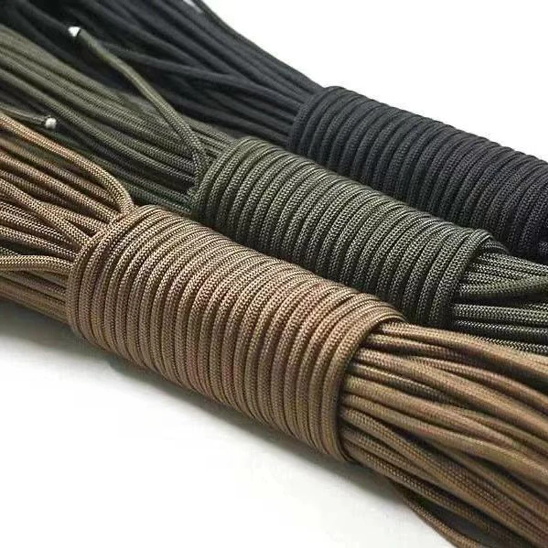 31Meters 550 Military Paracord 7 Strand 4mm Tactical Parachute Cord Camping Accessories Outdoor Survival DIY Bracelet Rope