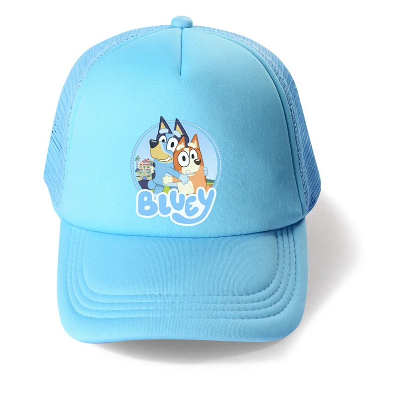 

Bluey Baseball Cap Bluey Sun Visor Summer Peaked Cap Adjustable Mesh Breathable Gift For Adults Children Boy Girl