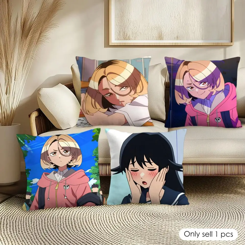 The K-klutzy Class Monitor  Cushion Cover Soft Short Plush Pillow Cover Smooth Cozy Texture Aesthetic Cushion Case Home Decor