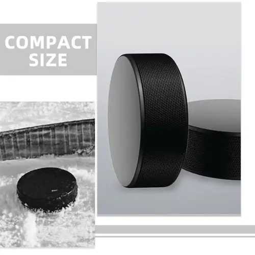 Imagen 2 del producto 2 uds reemplazo Hockey sobre hielo disco de Hockey interior deportes pelota de Hockey pequeña gimnasio entrenamiento de Hockey disco de carrera pelotas de Hockey sobre hielo Pucks