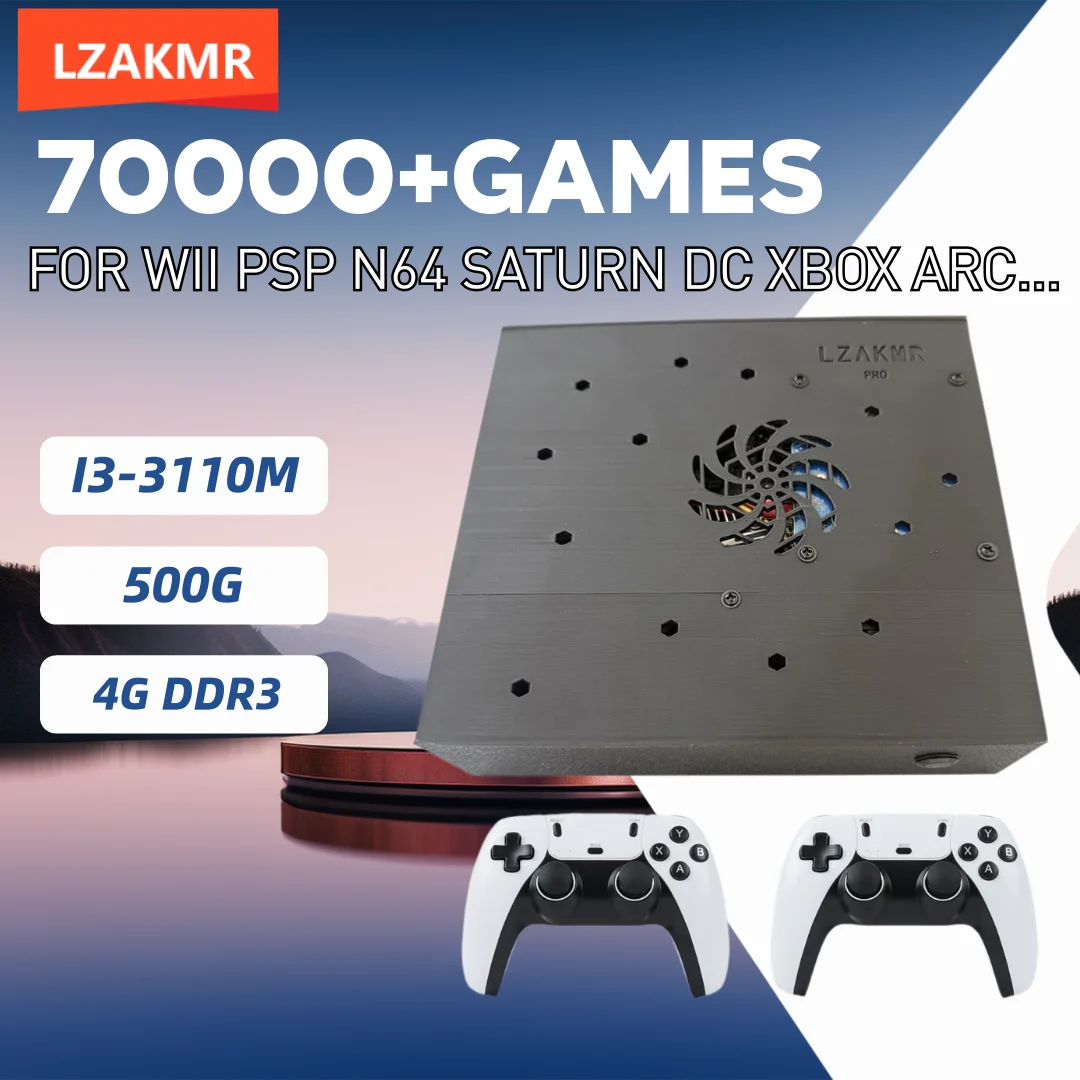 

Built-in 70000+ Games Retro X8 Pro Game Console 1T For Wii PS2 PSP Saturn Plug-and-Play On TV Windows 11 Wireless Controller