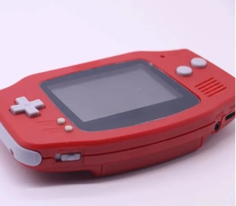 Consola Portátil Game Boy Premium GBA Personalizada Transparente Azul con Pantalla LCD Original Versión Japonesa