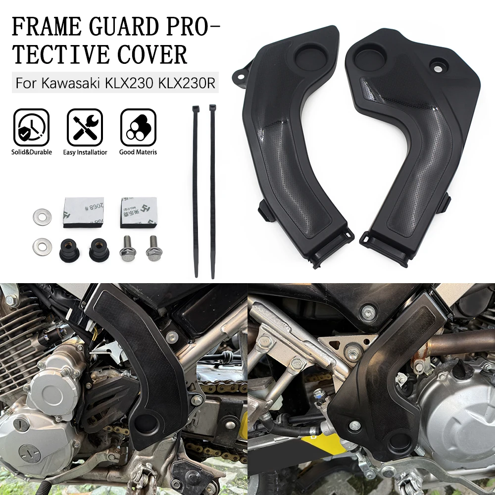 

Motorcycle Side Fairing Protection Cover Frame Guard Panel Boards For Kawasaki KLX230 R KLX230R KLX 230 R KLX 230R Accessories