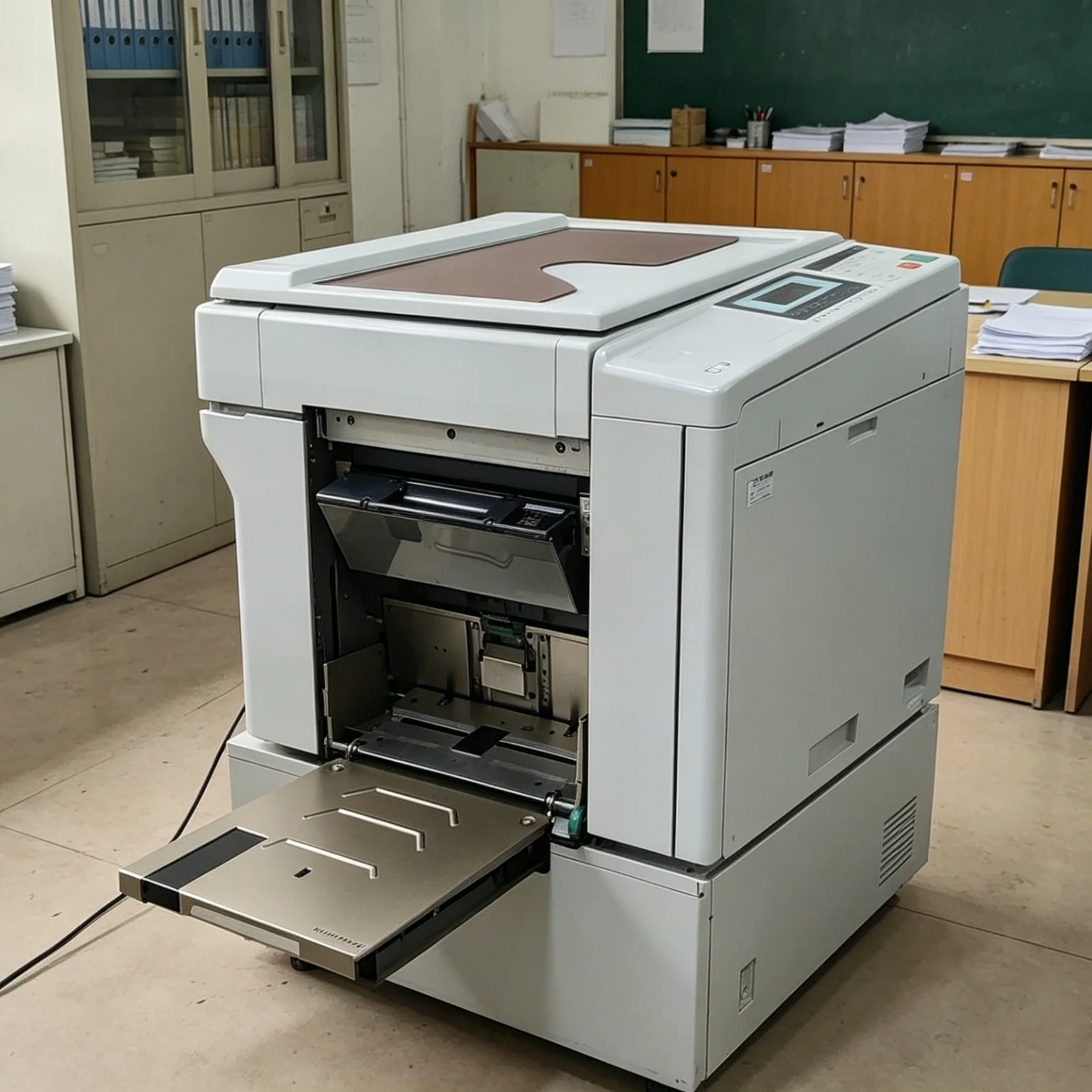 RISO GR3750 High-Speed Digital Duplicator A3 130ppm Screen Printer with Auto Ink Supply for Office School view 3