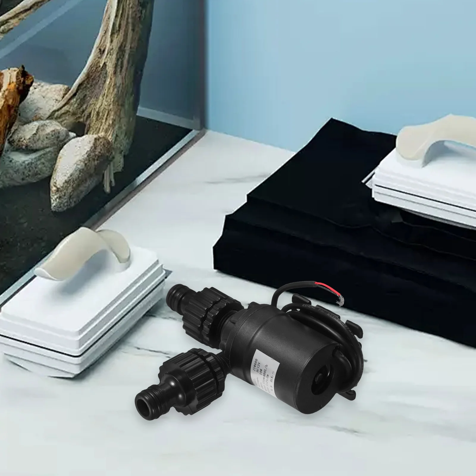 

Mini Submersible Pump Brushless DC12V Motor Water Circulation Fish Tank Fountain Pond Aquarium Fountain Pump Outdoor