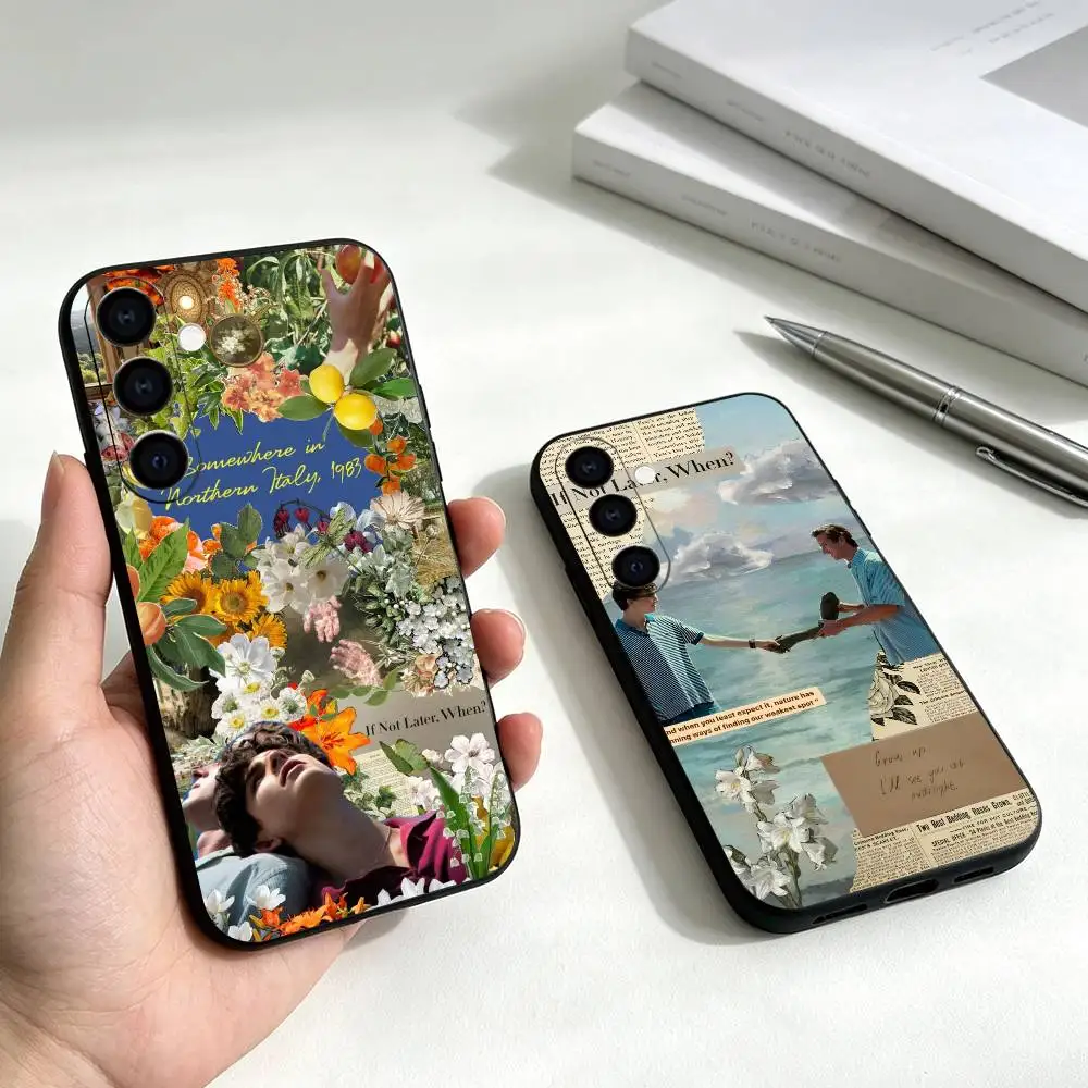 Call Me By Your Name Phone Case For Samsung Galaxy A73,A72,A71,A70,A53,A52,A51,Soft Silicone Black Cover Gift