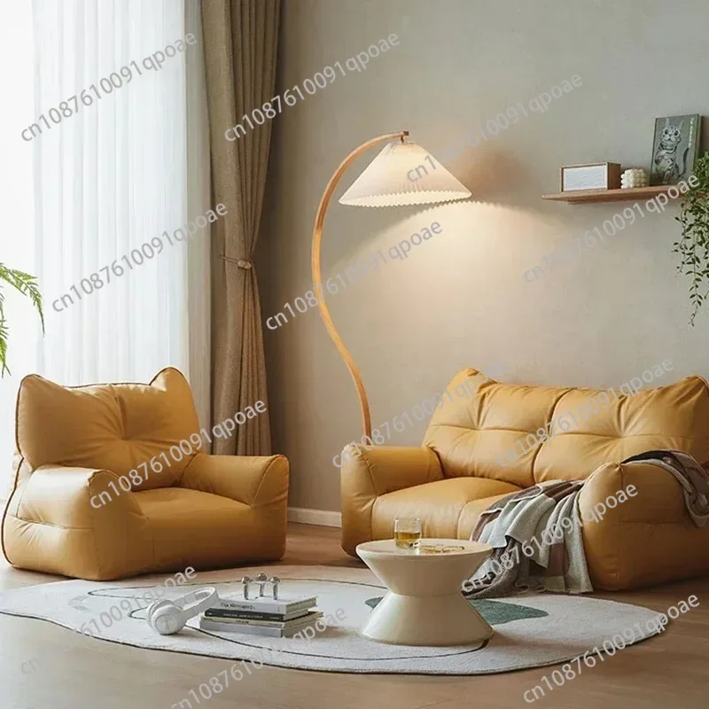 Lazy Bean Bag Sofa Living Room Puffs Bedroom Togo Sofa  Person Recliner Floor Comfortable Single Armchair  Furniture