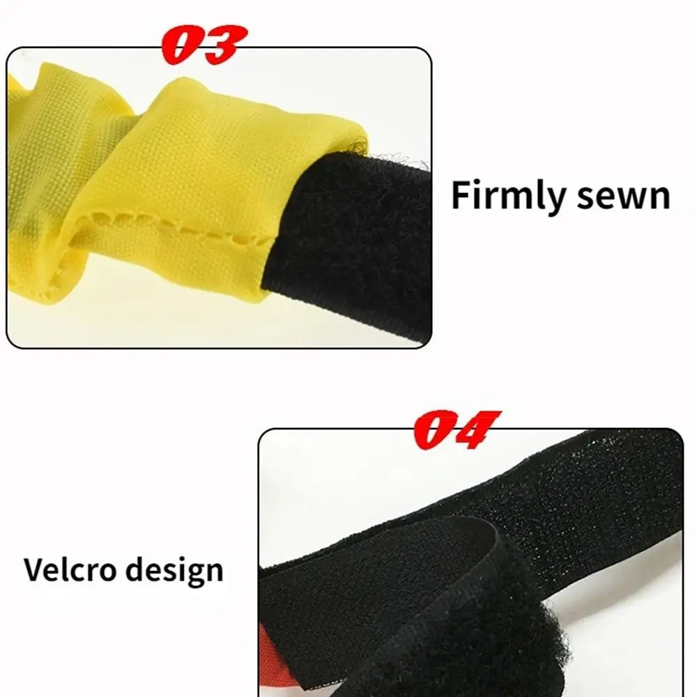 

2 Person 3 Foot Group Game Elastic Puttee Multi Person Solid Color Sports Game Pros Parent-child Game Elastic Strap Kindergarten