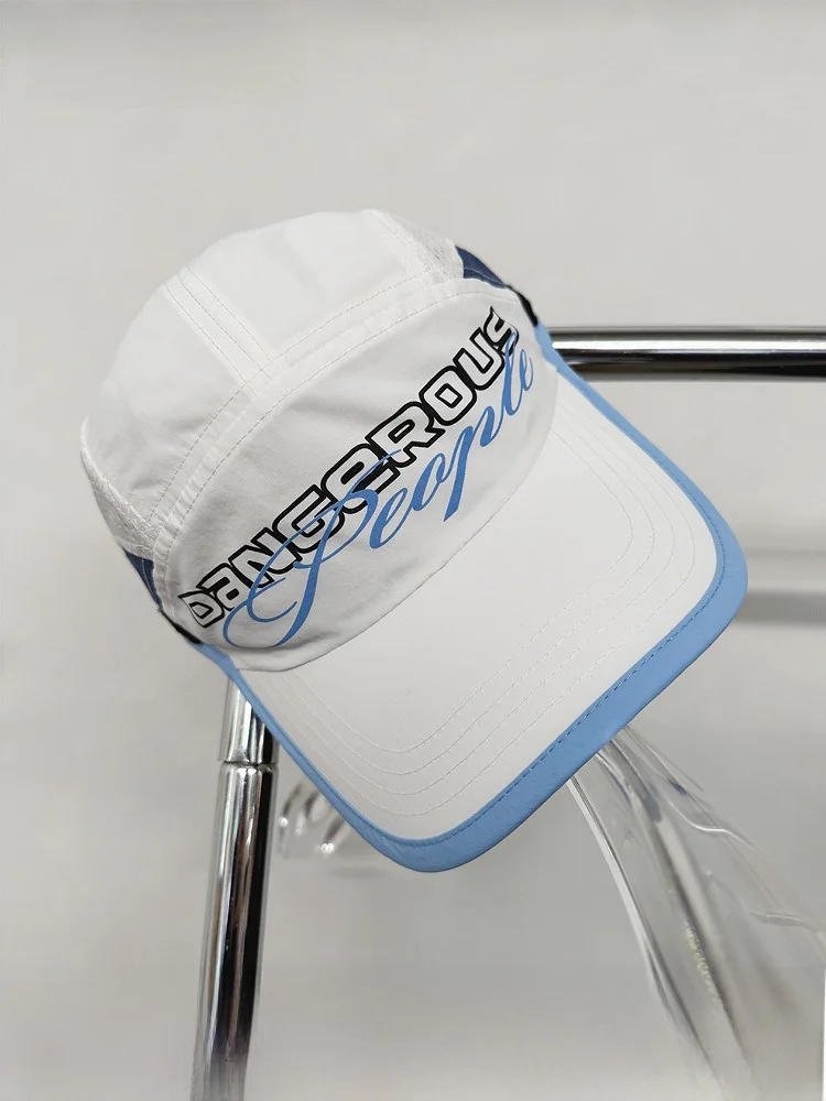 

Нейлоновая спортивная кепка Dangerous People Color Blo в американском стиле ретро, дублельная молодежная кепка для пар, подходит для четырех сезонов