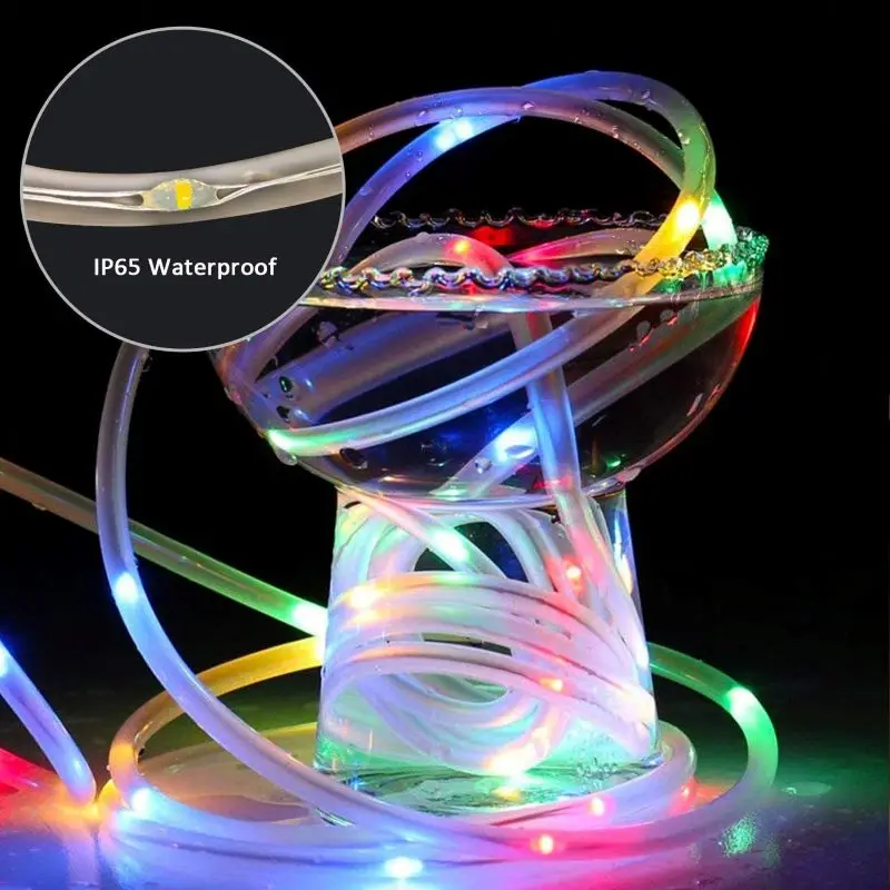Solar Rope Light 50/100/200/300 LED Outdoor Solar Light String IP65 Waterproof Suitable for Party Garden Courtyard Decoration