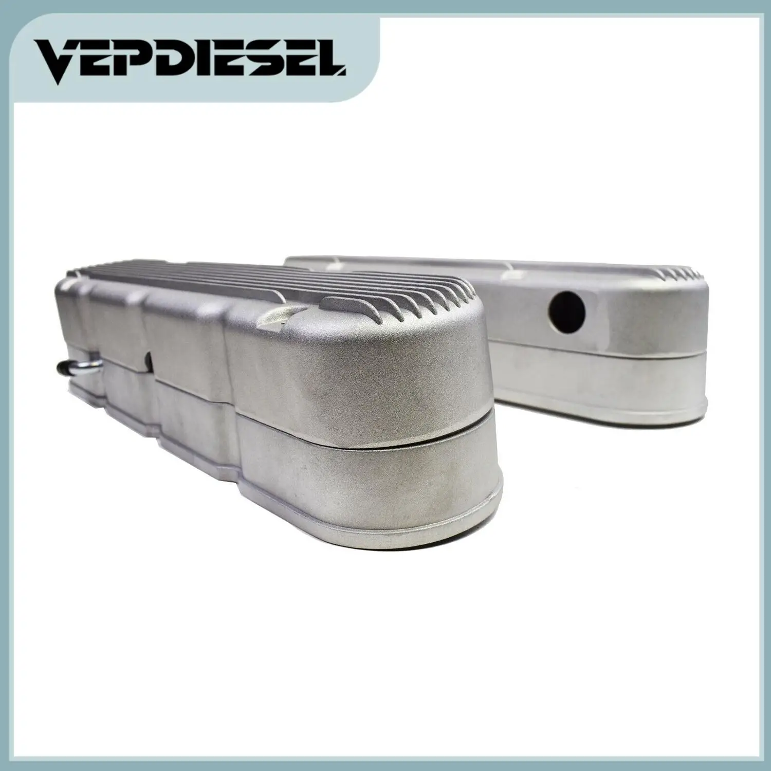2x LS Finned Cast Aluminum Valve Covers For GM LS LS LS1 LS2 LS3 Chevy Small Block V8 GEN. III/IV 293ci 325ci 427ci Part#241-180