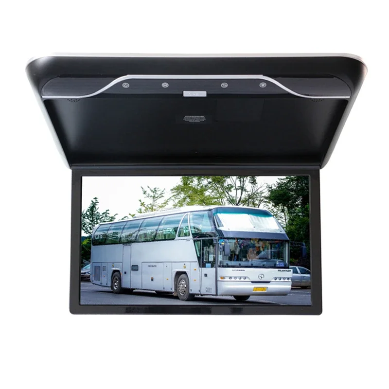19 Polegada 8K Multimídia Vídeo Playre Monitor Do Carro Android 10.0 3 + 32GB 1080P Teto TV Telhado Mount Display FM/WIFI/HDMI/Espelho Link