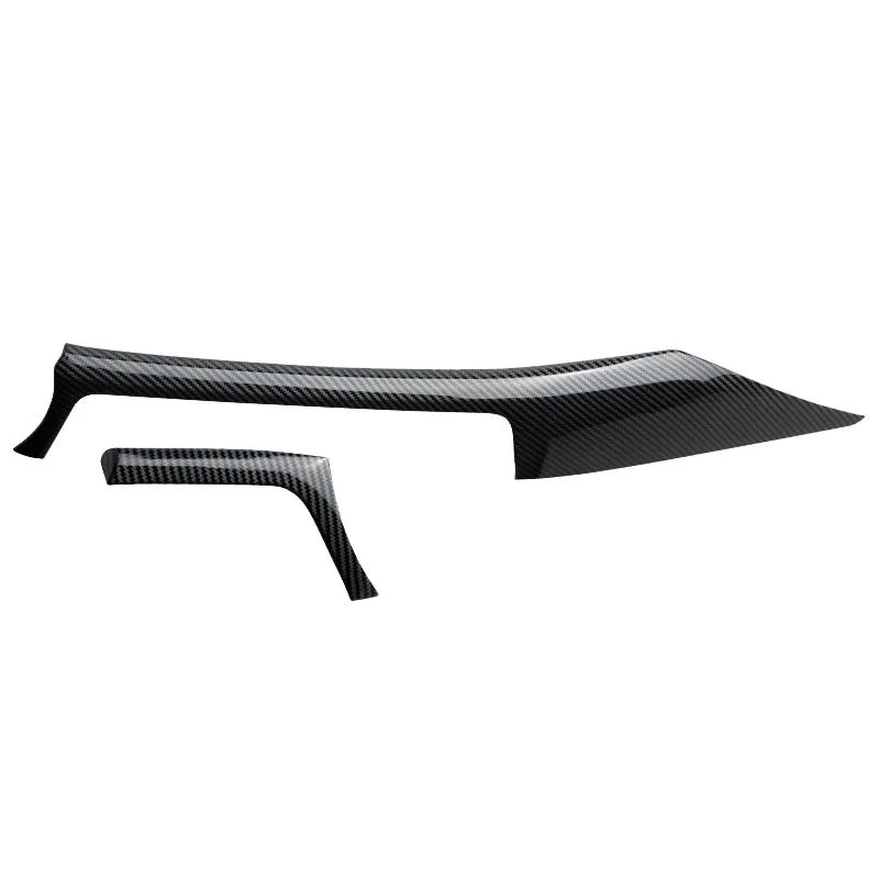 حافة شريط لوحة القيادة المركزية من ألياف الكربون ، فتحة الهواء اليسرى ، حافة غطاء المخرج ، سلسلة BMW 3 4 ، F30 ، F31 ، F32 ، F34 ،-