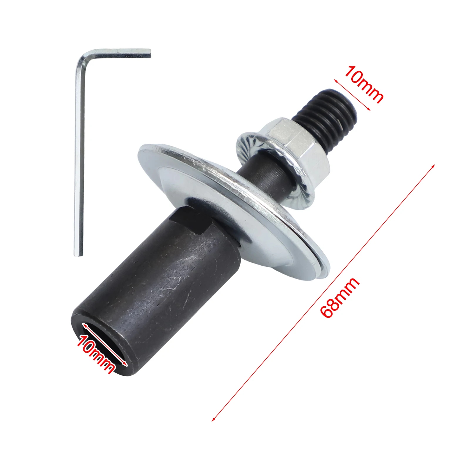 1Set Spindle Adapter Left/Right For Grinding Polishing Shaft Motor Bench Grinder Grinding Wheel Connecting Shaft Spindle Adapter
