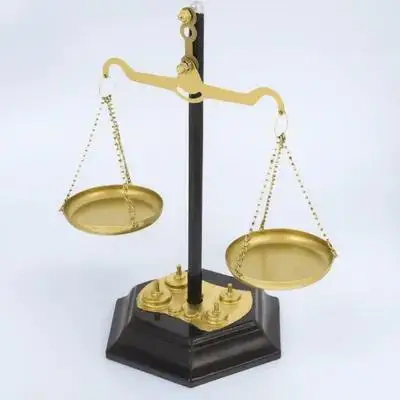

Decorative Metal Balance Scale Table Centerpiece Libra Theme Ornament for Room Home Decor Sophisticated Styling Accent