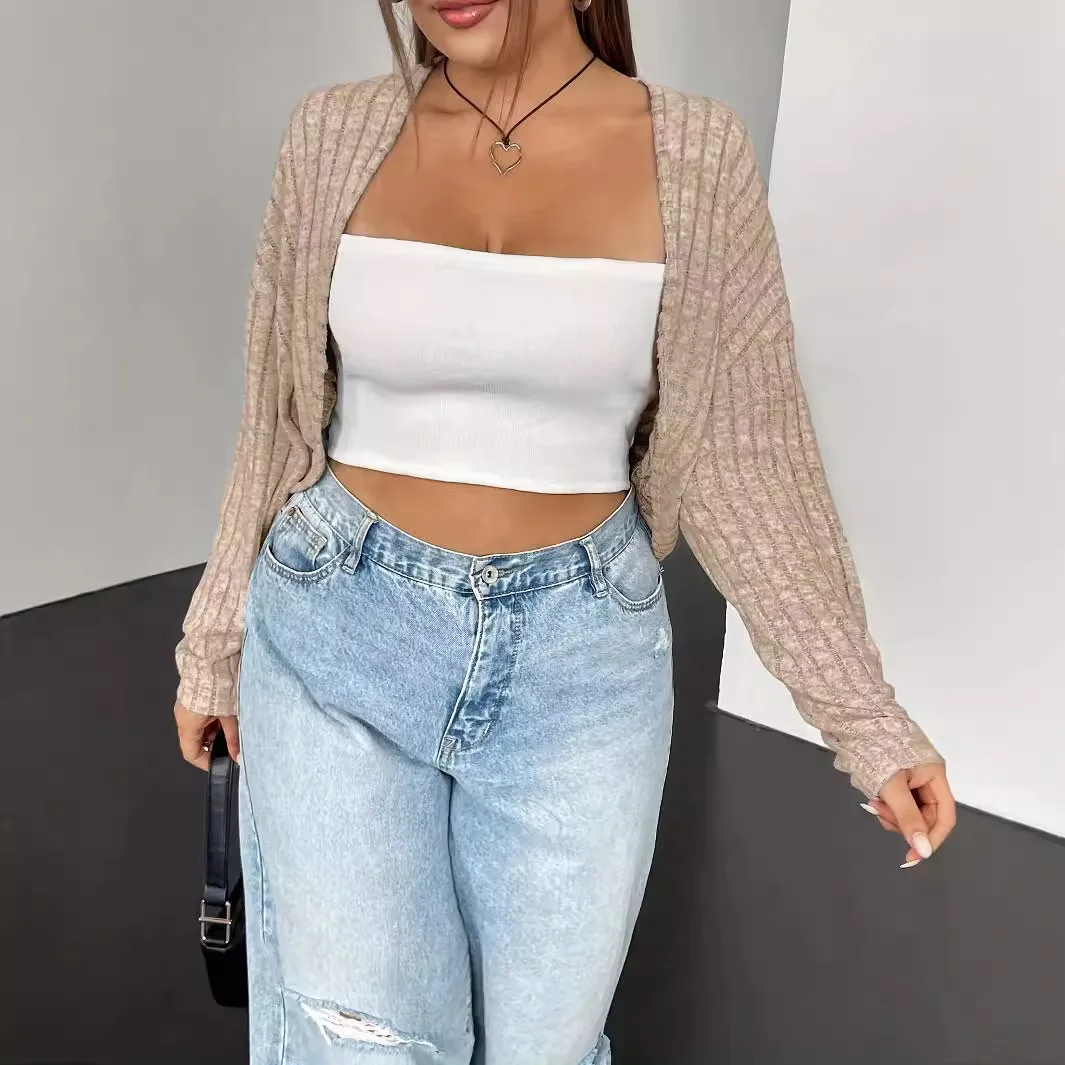 

Women's Long Sleeve Design Sense Top Fashion Sexy Hot Girl Coat for Europe And United States