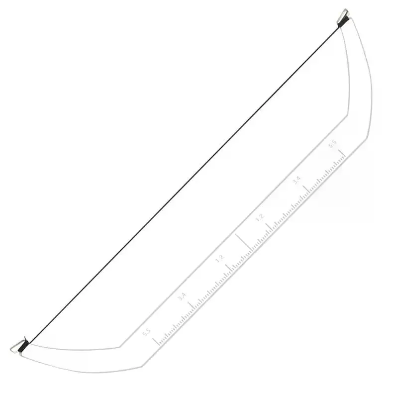 Microblading الحاجب رسم الخرائط حاكم تجميل دائم الحاجب سلسلة قبل الحبر الوشم القوس والسهم خط الرسم أداة مساعدة