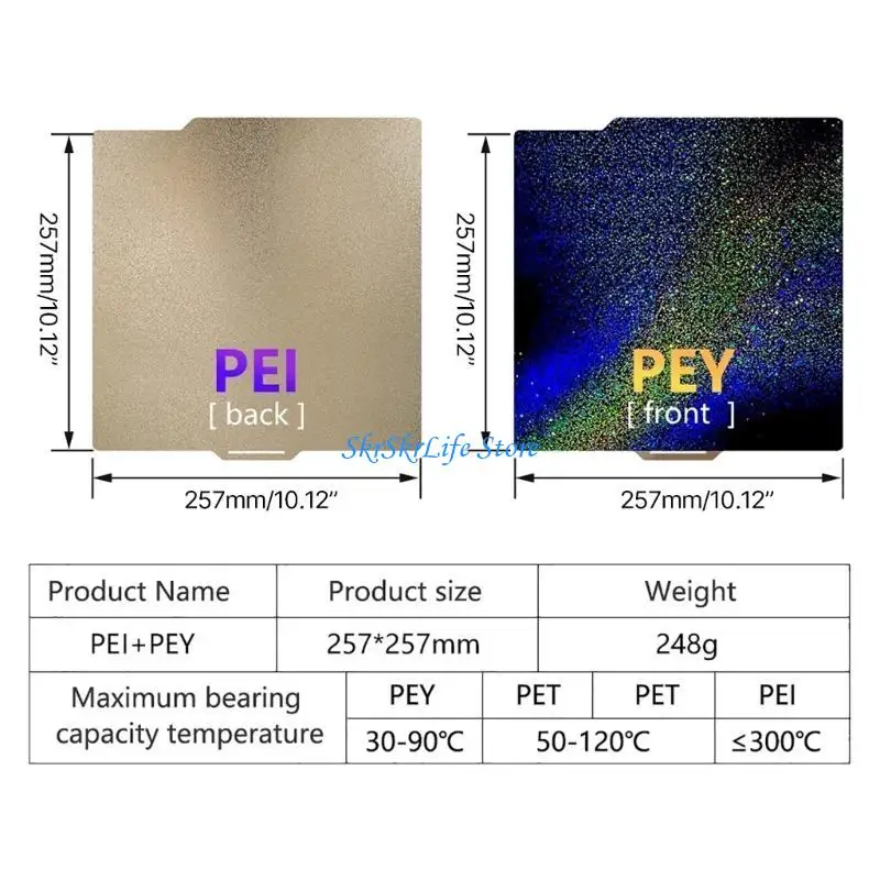 E65E ضعف الجانب PEI/PEO/PEY ورقة الكربون بناء لوحة لسرير بامبو مختبر P1P ساخنة #6