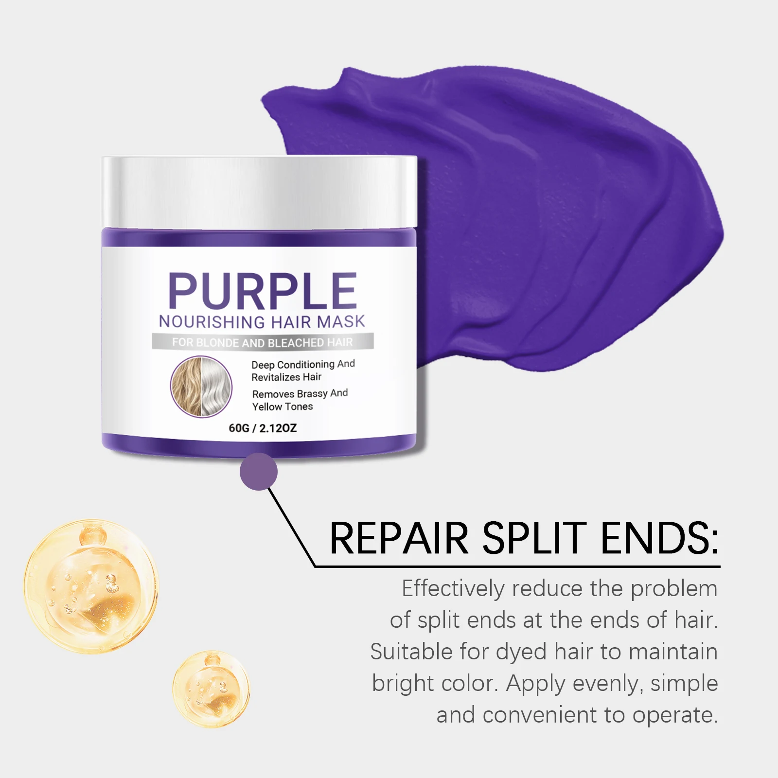 Masque capillaire violet pour  - Deep Conditioner Mask avis et prix