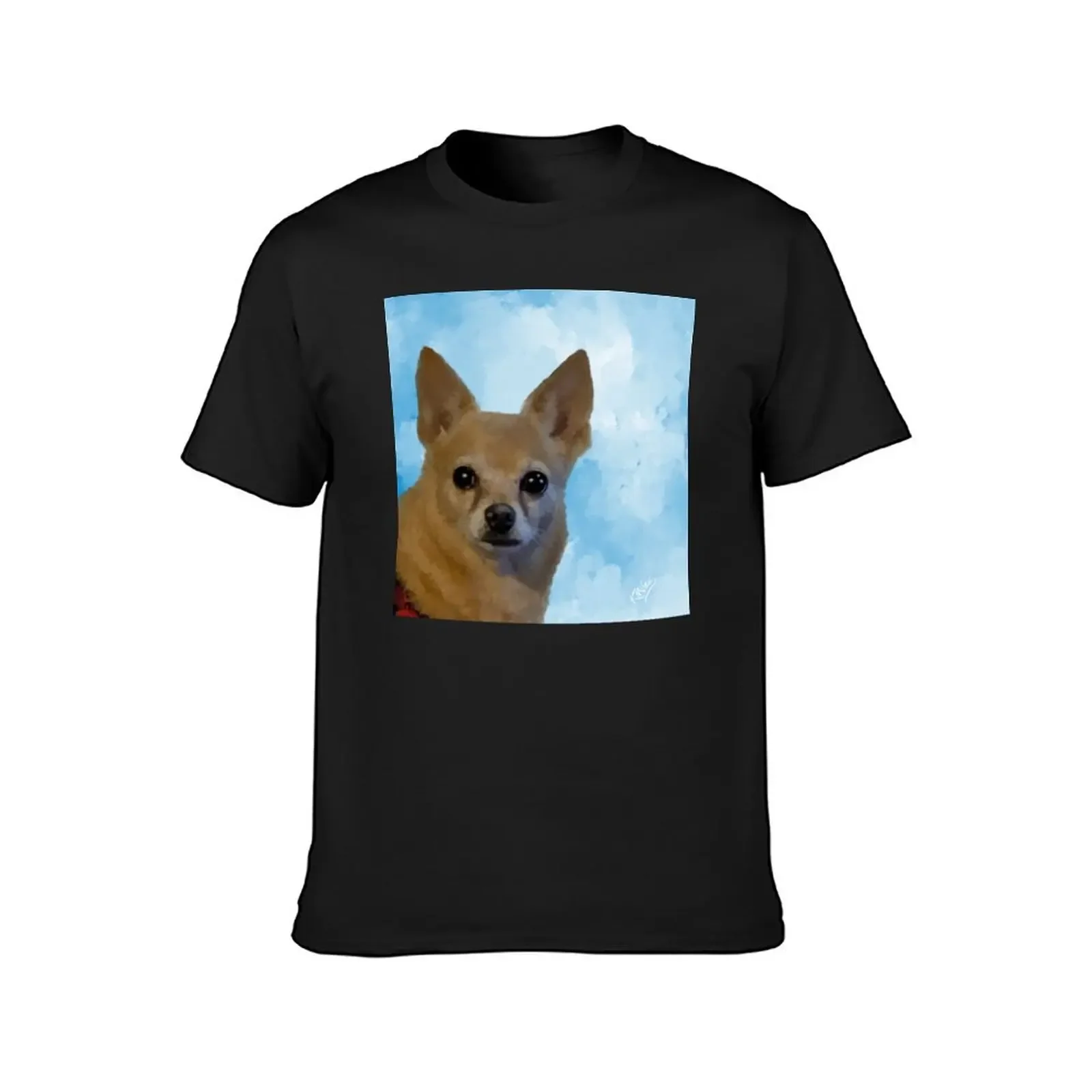 Lady the Chihuahua-Pomeranian T-Shirt baggy shirts man clothes shirts graphic tees blacks shirts men