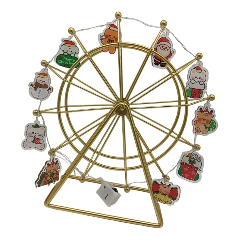 Charm Christmas Ferris Figurine for Desktop or Hanging Display Solution