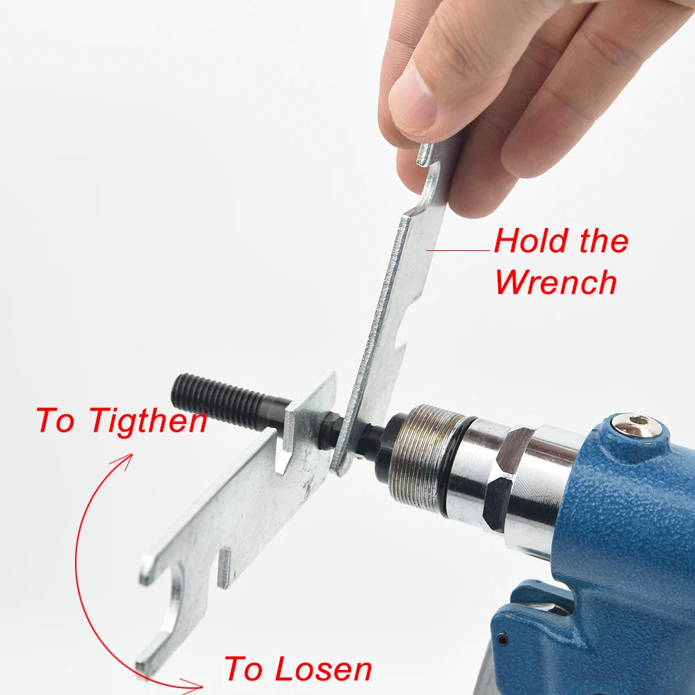 Imagem -03 - Yousailing-semi-automático Air Nut Riveter Gun Porcas de Aço Inoxidável Rosca Rebitando Ferramenta m4 m5 m6 m8 M10