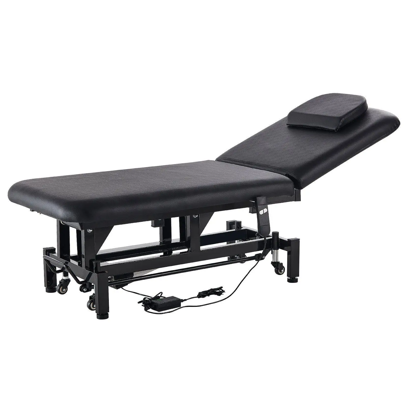 

Electric Spa Massage Table 550lb 29*71.7in Dimensions with Adjustable Legs 20-31.5in and 0-45° Backrest