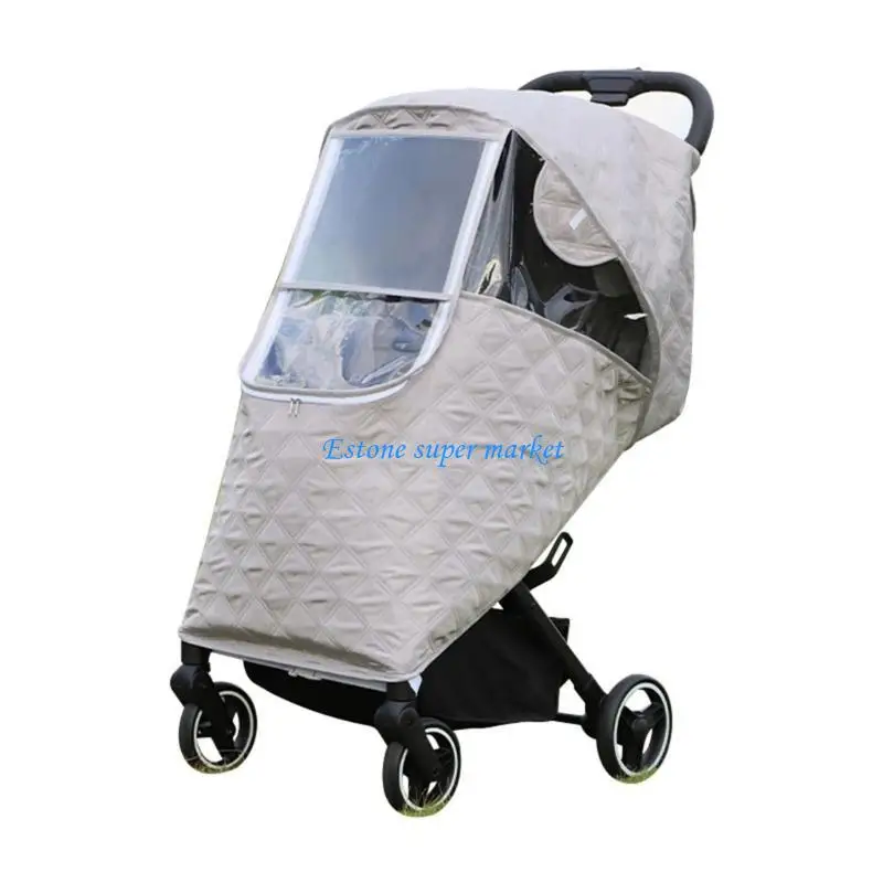 090B Baby Pram Pram Rain Cover Winter Baby Pushchair Windproof Cover Pram Accessories Cover