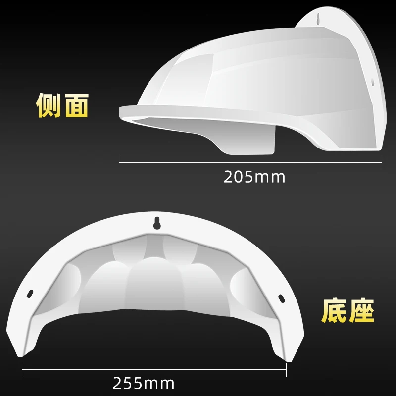 Plastic Camera Rain Cover, Outdoor Waterproof Dust Shield for Dome & Bullet CCTV Camera, 360 Degree Surveillance Bracket