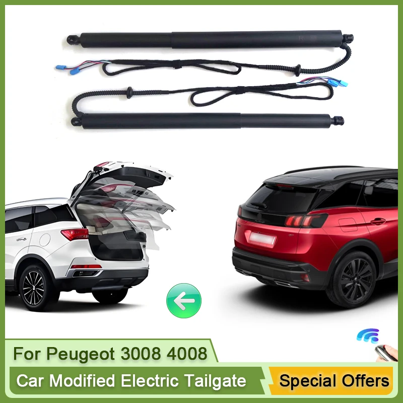 For Peugeot 3008 4008 P84 2016~2024 Car Electric Tailgate Tail Gate Strut Vehicle Power Rear Door Lifting System Kit for Trunk